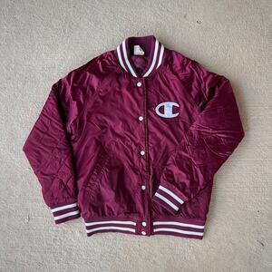 Champion Reverse Weave Varsity Jacket - Women's S